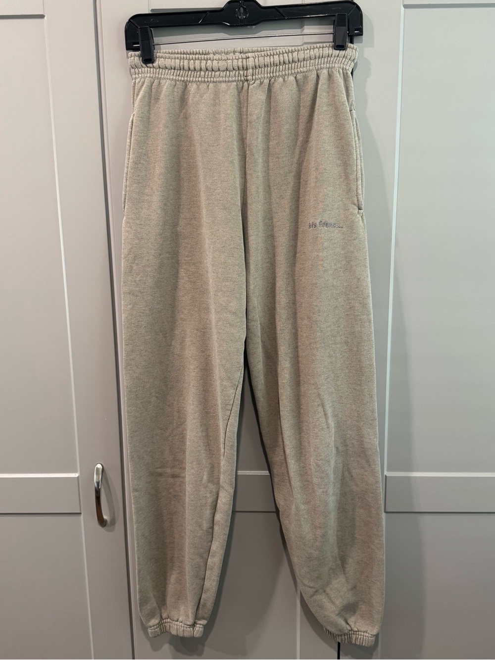 Women's Neutral Beige Relaxed Jogger Pants